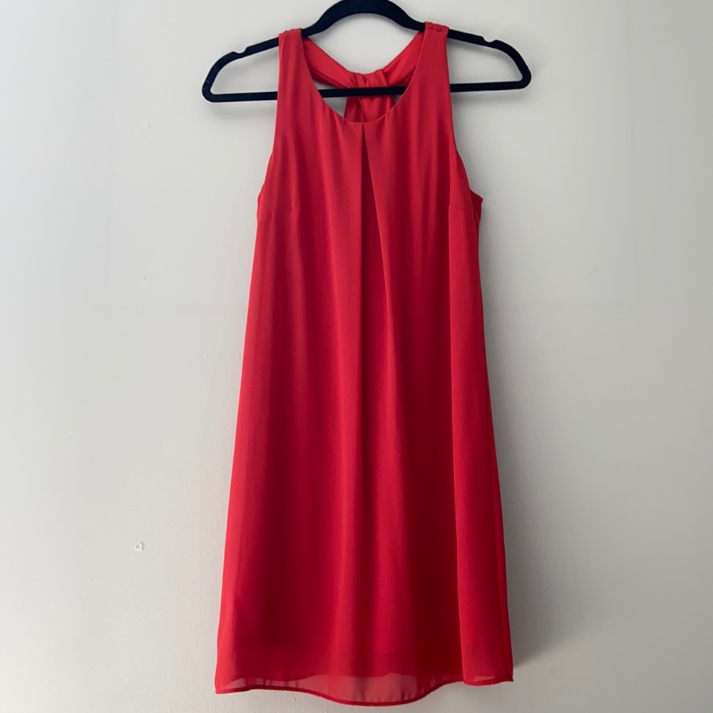 Red BCX Sleeveless Cocktail Dress EUC
